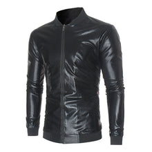 Load image into Gallery viewer, New Autumn Golden Jacket Men Luxury Shiny Jacket Fashion Nightclub Clothing Glittering Silver Jackets Coat Rockabilly z10