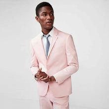 Load image into Gallery viewer, Custom Made Grey Suit Men 2019 Peaked Designs Men Attire for Wedding Groom Tuxedo Costume Homme Mariage Terno Masculino 2Piece