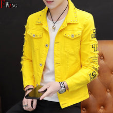 Load image into Gallery viewer, Spring And Autumn Jeans Coat Men's Korean-style Fashion Students Handsome Versatile Jacket MEN'S Wear Summer New Style Cowb