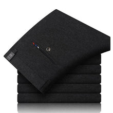 Load image into Gallery viewer, 2019 Autumn Winter New Elegant Wild Cotton Business Casual Pants Fashion stickers brand Men's Slim Trousers