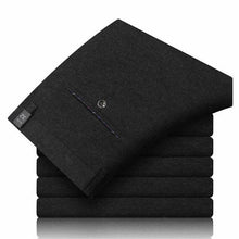 Load image into Gallery viewer, 2019 Autumn Winter New Elegant Wild Cotton Business Casual Pants Fashion stickers brand Men's Slim Trousers