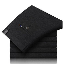 Load image into Gallery viewer, 2019 Autumn Winter New Elegant Wild Cotton Business Casual Pants Fashion stickers brand Men's Slim Trousers