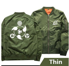 Load image into Gallery viewer, Anime Naruto Baseball thin Jackets Naruto Uzumaki cosplay Costume Harajuku cartoon Zipper Bomber Jacket Autumn Pilot coat A50403