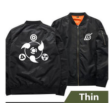 Load image into Gallery viewer, Anime Naruto Baseball thin Jackets Naruto Uzumaki cosplay Costume Harajuku cartoon Zipper Bomber Jacket Autumn Pilot coat A50403