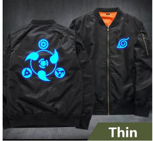 Load image into Gallery viewer, Anime Naruto Baseball thin Jackets Naruto Uzumaki cosplay Costume Harajuku cartoon Zipper Bomber Jacket Autumn Pilot coat A50403