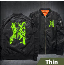 Load image into Gallery viewer, Anime Naruto Baseball thin Jackets Naruto Uzumaki cosplay Costume Harajuku cartoon Zipper Bomber Jacket Autumn Pilot coat A50403