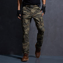 Load image into Gallery viewer, New Camo Cargo Pants Men Military Tactical Camouflage Pants Male Combat Camo Trousers Men Casual Cotton Full Length joggers man
