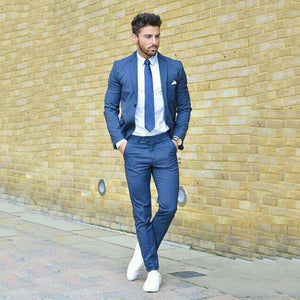 Custom Made Grey Suit Men 2019 Peaked Designs Men Attire for Wedding Groom Tuxedo Costume Homme Mariage Terno Masculino 2Piece