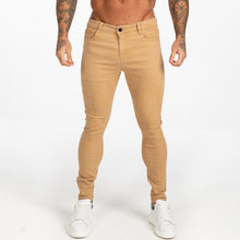 Load image into Gallery viewer, GINGTTO Mens Clothing Jeans Homme Pants Super Skinny Fit Mens Jeans Elastic Waist Bestting for Athletic Body Hip Hop zm176
