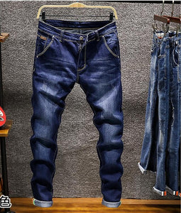 Men Skinny Jeans New Spring Stretch Distressed Denim Jeans High Quality Men Cotton Slim Jean Pants Casual Long Jeans