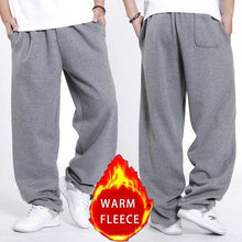 Load image into Gallery viewer, Fashion Hip Hop Streetwear Sweatpants Men Joggers Cotton Autumn Winter Sweat Pants Loose Baggy Track Trousers Male Clothes
