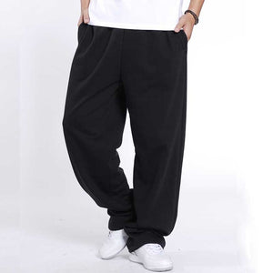 Fashion Hip Hop Streetwear Sweatpants Men Joggers Cotton Autumn Winter Sweat Pants Loose Baggy Track Trousers Male Clothes