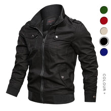 Load image into Gallery viewer, 2020 Military Jacket Men Spring Autumn Cotton Windbreaker Pilot Coat Army Men&#39;s Bomber Jackets Cargo Flight Jacket Male Clothes
