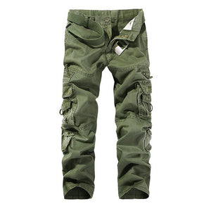 2020 New autumn men cargo pants straight casual multi pockets tactical pants 28-40 AXP138