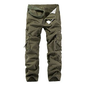 2020 New autumn men cargo pants straight casual multi pockets tactical pants 28-40 AXP138