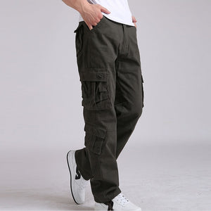 YOLAO 30-44 High Quality Men's Cargo   Pants Casual Military for Men Overalls tactical Trousers Men Camouflage fashion J8