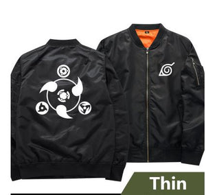 Anime Naruto Baseball thin Jackets Naruto Uzumaki cosplay Costume Harajuku cartoon Zipper Bomber Jacket Autumn Pilot coat A50403